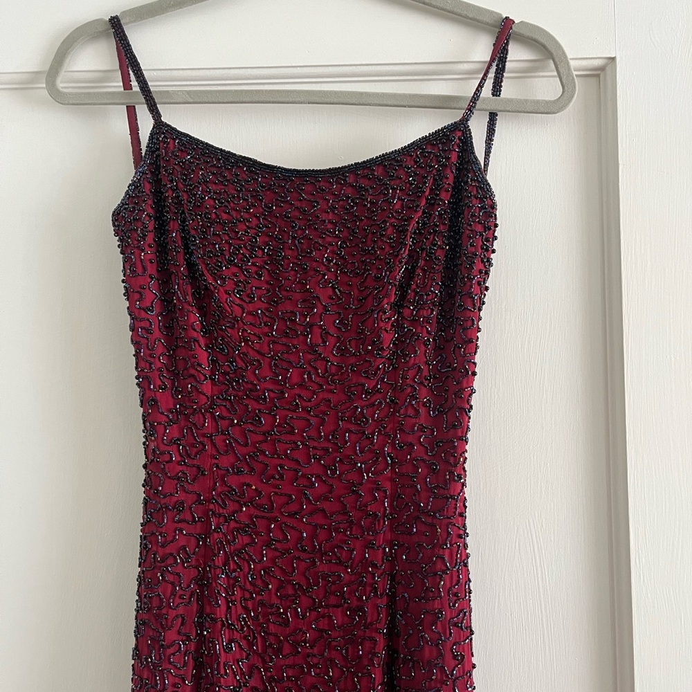 Beautiful Vintage Beaded Formal Dress